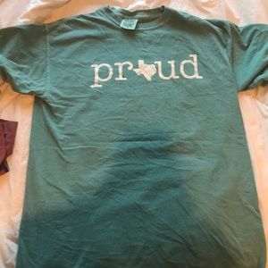 Turquoise comfort colors texas tshirt